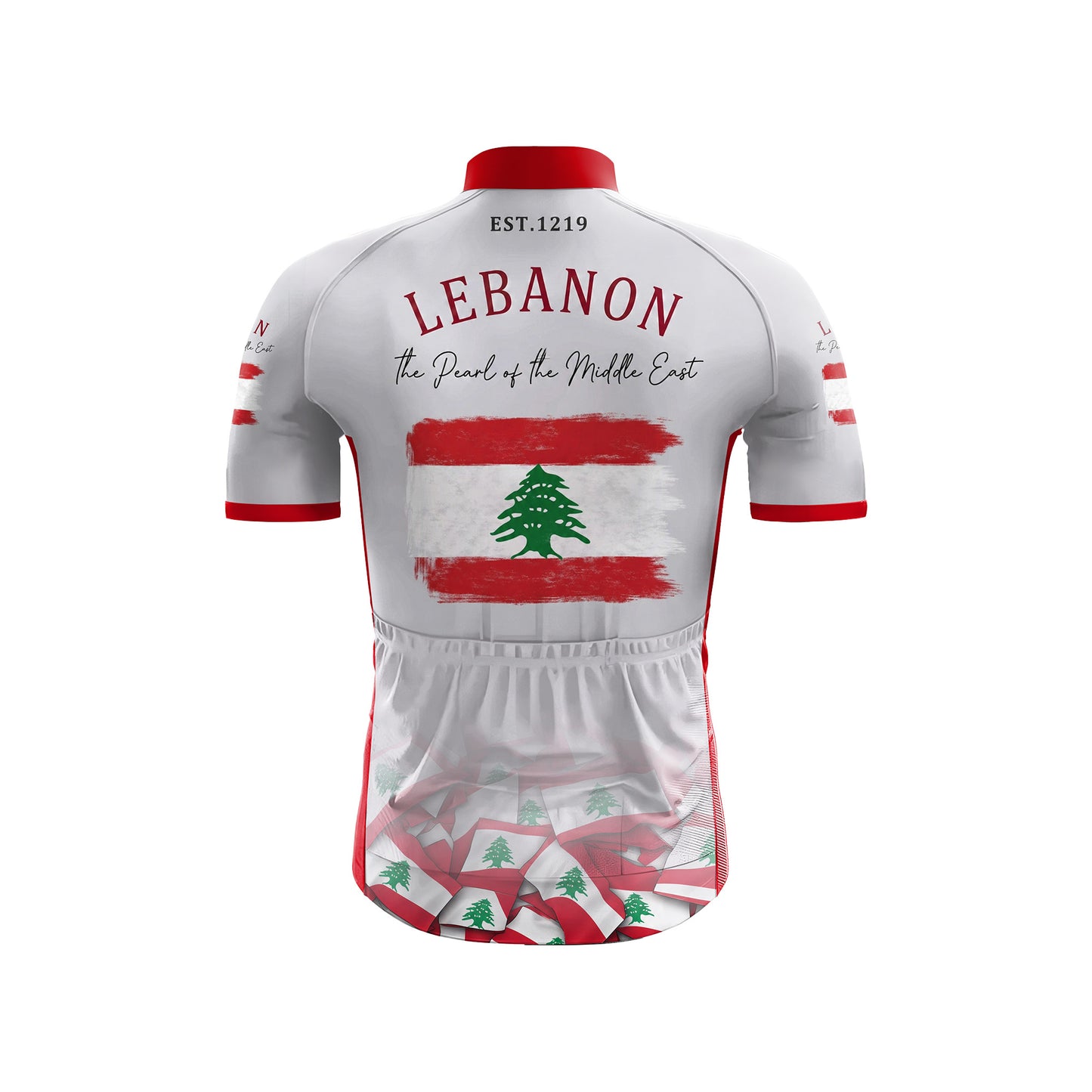 Lebanon Men's Short Sleeve Cycling Kit
