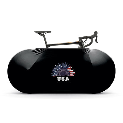 Sunflower Patriot USA Bicycle Wheels Cover