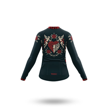 Vintage Cherub Women's Long Sleeve Cycling Kit