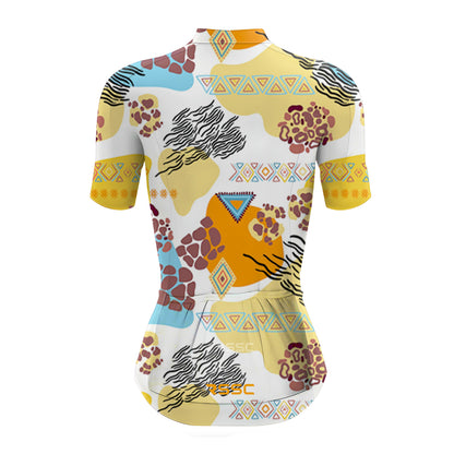 Tribal Savannah Women's Short Sleeve Cycling Kit