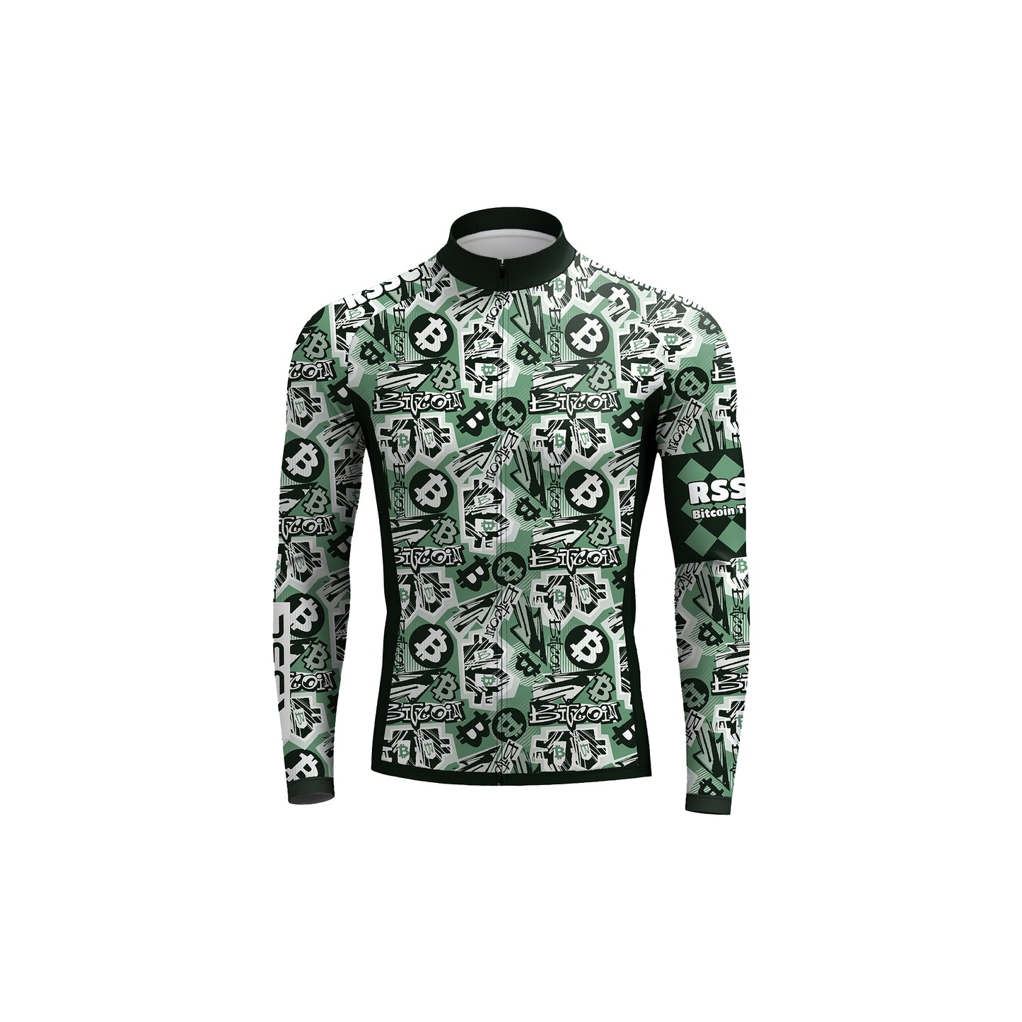 RSSC Bitcoin Graffiti Men's Long Sleeve Cycling Kit