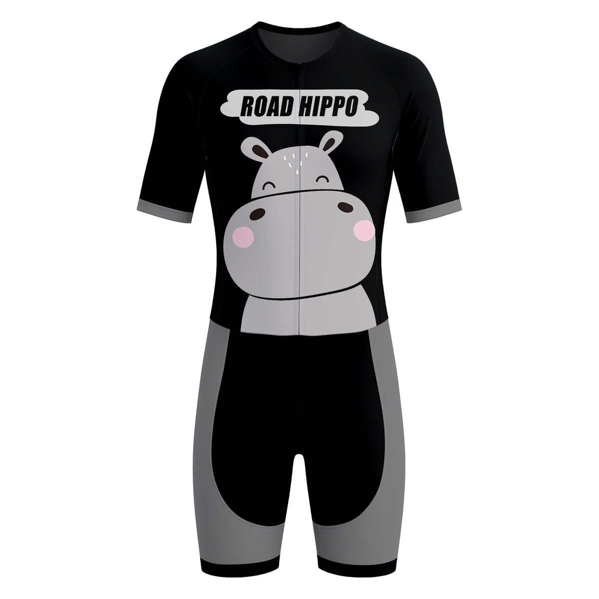 Road Hippo Men's Short Sleeve Triathlon Suit