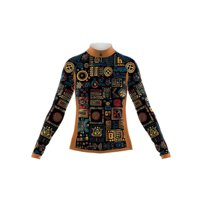Tribal Geometry Women's Long Sleeve Cycling Kit