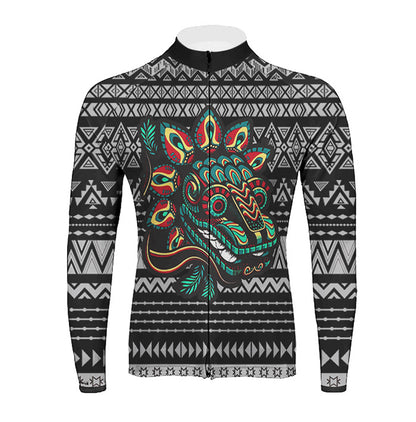 Bike And Smile Langarm-Fahrradset für Herren