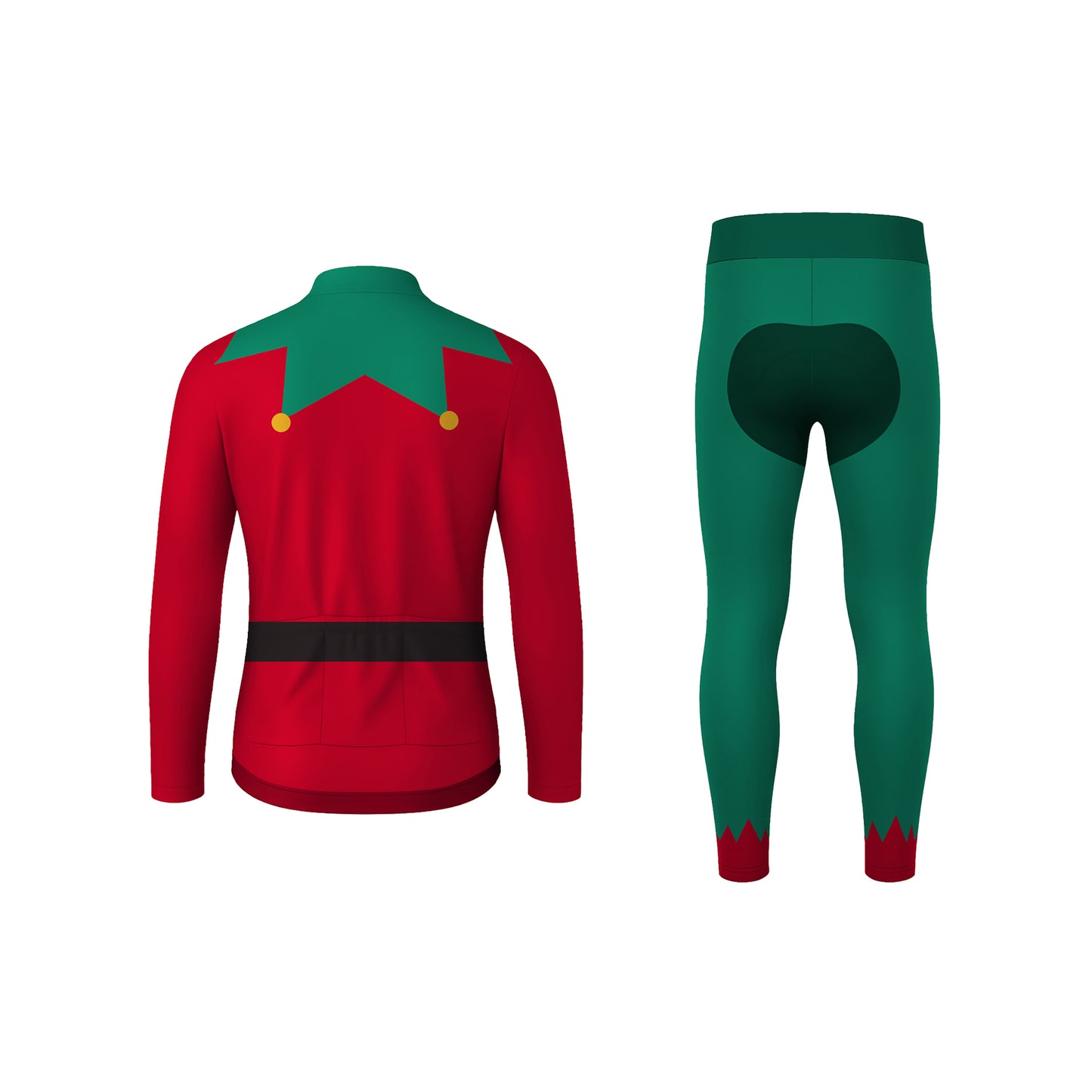 Christmas Elf Kid's Cycling Kit