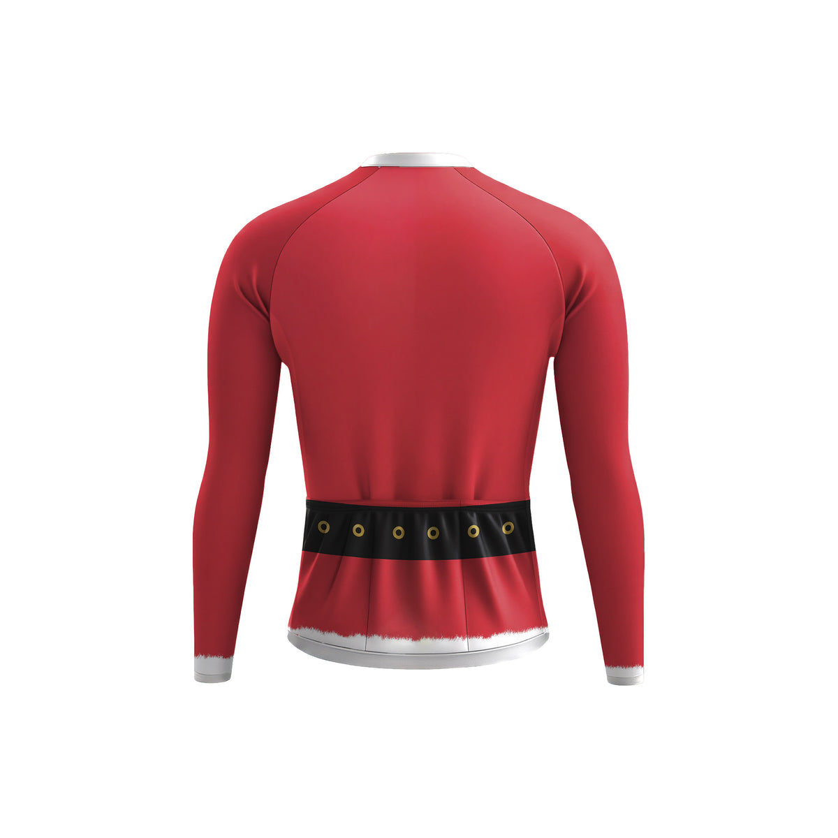 Conjunto de ciclismo de manga larga para hombre, disfraz de Papá Noel