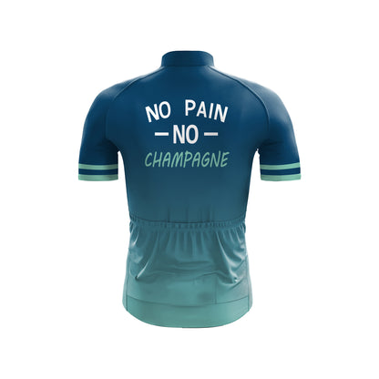 No Pain No Champagne Men's Short Sleeve Cycling Kit