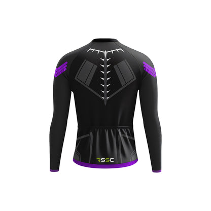 Vibranium Battle Suit Men's Long Sleeve Cycling Kit