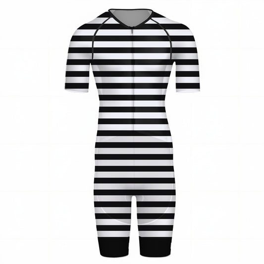 The Victorian Stripe Men's Triathlon Suit