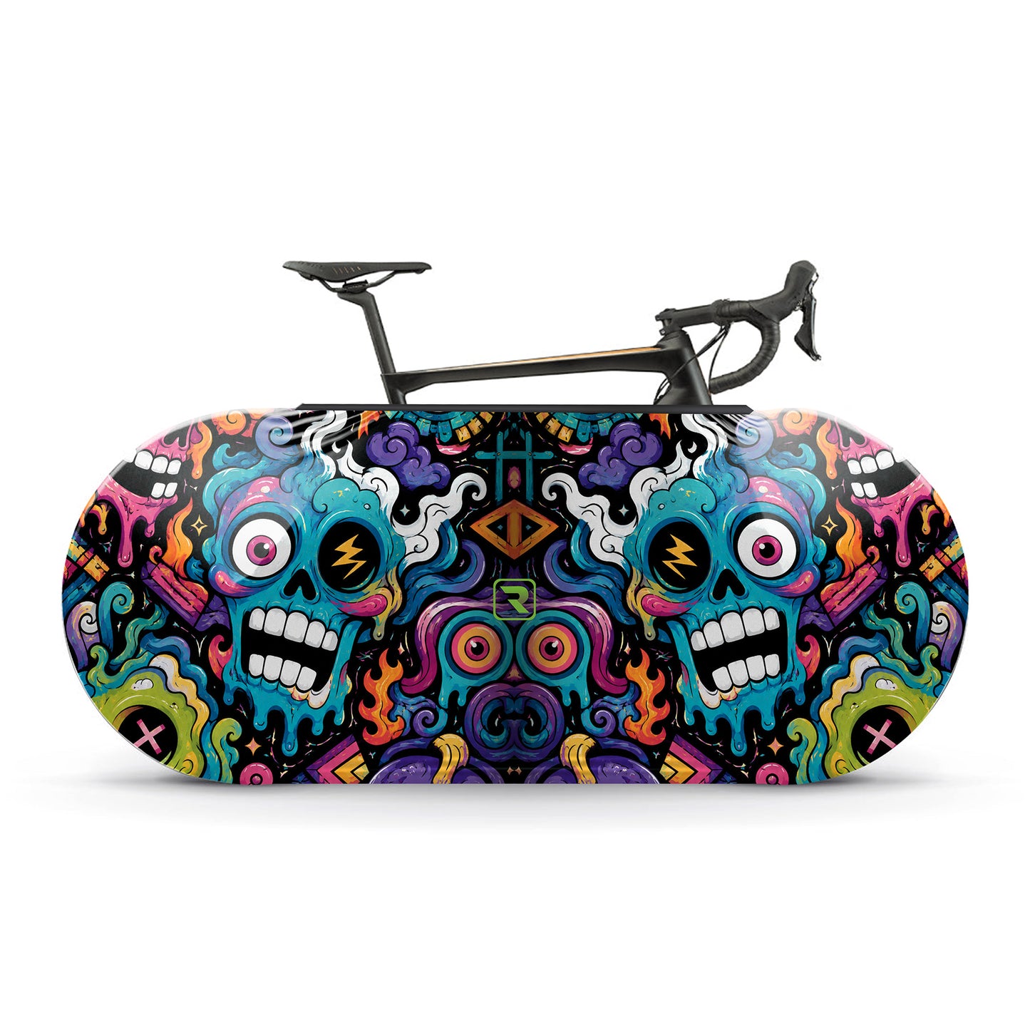 Alien Creatures Multicolor  Bicycle Wheels Cover