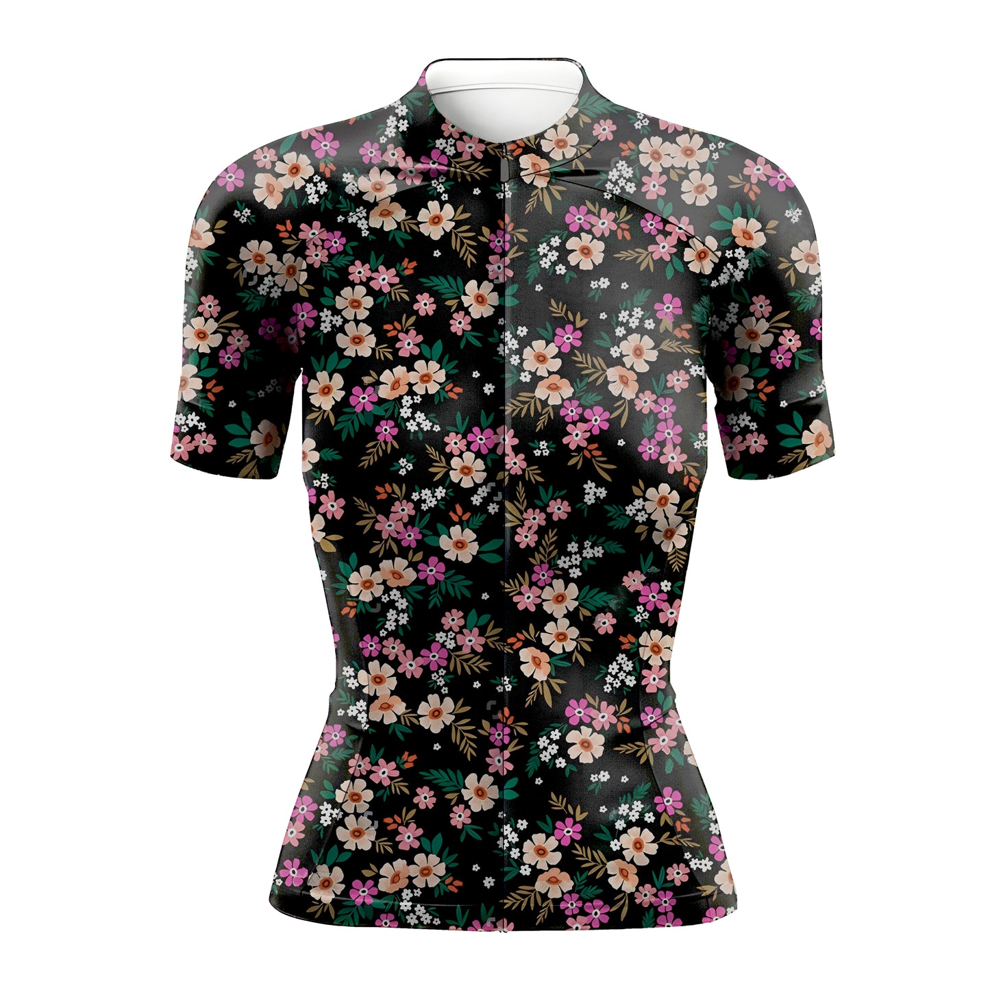Small Colorful Flowers Women's Short Sleeve Cycling Kit