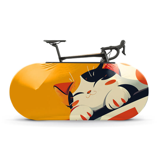 Sleeping Kitten Bicycle Wheels Cover
