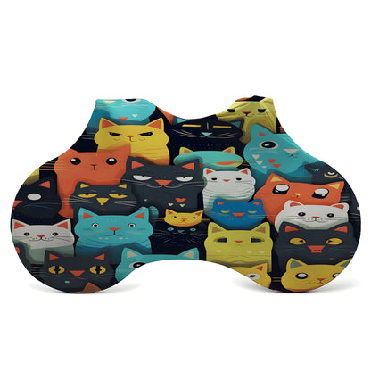 Cartoon Cat Bicycle Full Cover