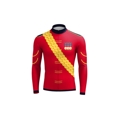 Scarlet Sentinel Men's Long Sleeve Cycling Kit
