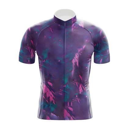 Purple Gradient Men's Cycling Kit