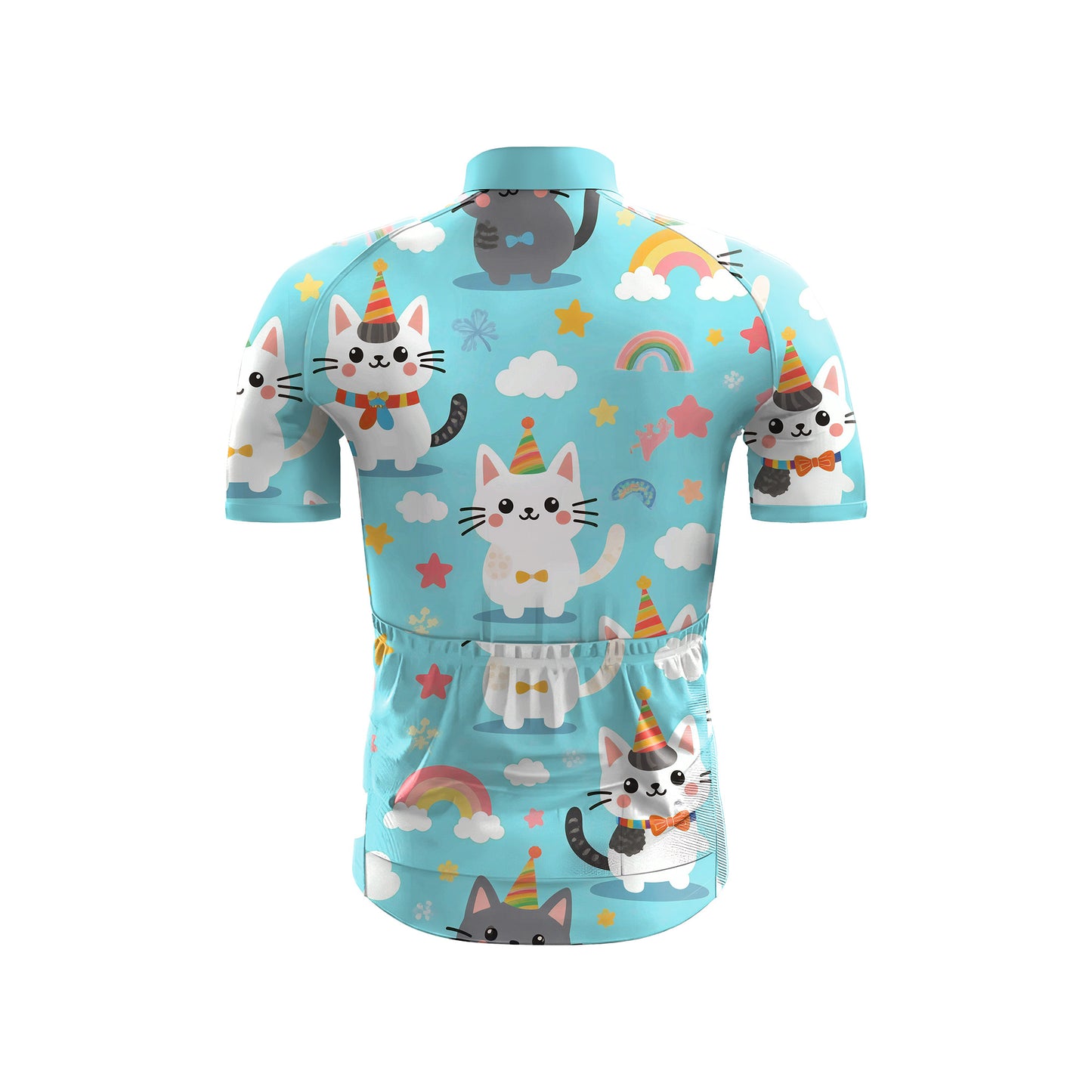 Rainbow Neko-Flux Men's Short Sleeve Cycling Kit