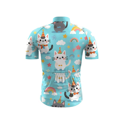 Rainbow Neko-Flux Men's Short Sleeve Cycling Kit