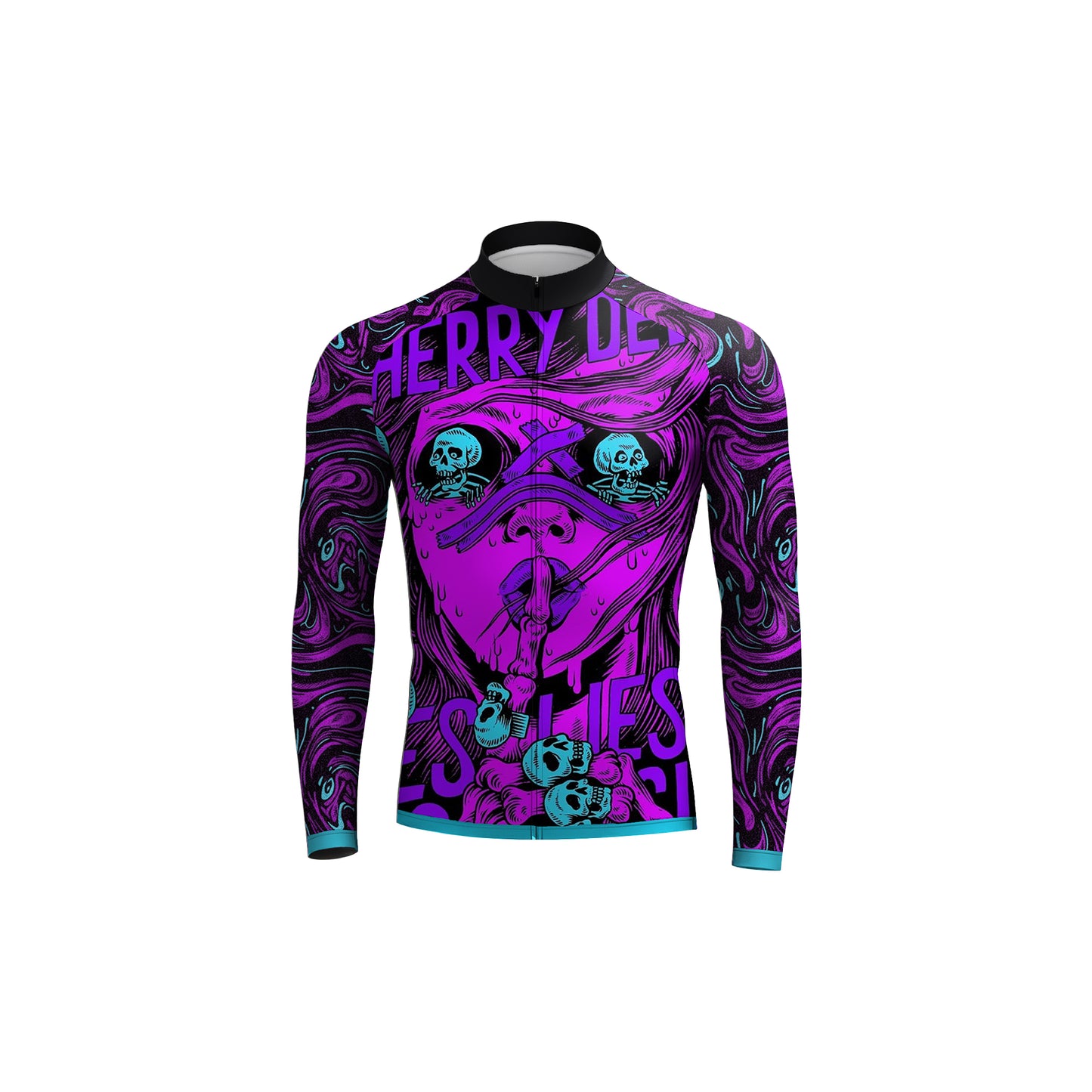 Devil's Riding Frenzy Men's Long Sleeve Cycling Kit