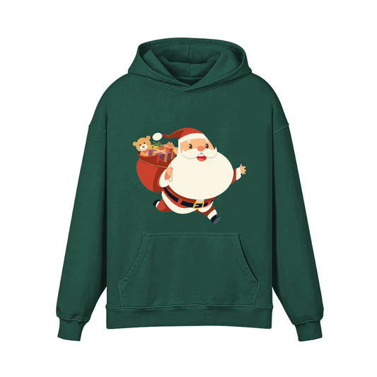 Santa Claus Delivering Gifts Hoodie