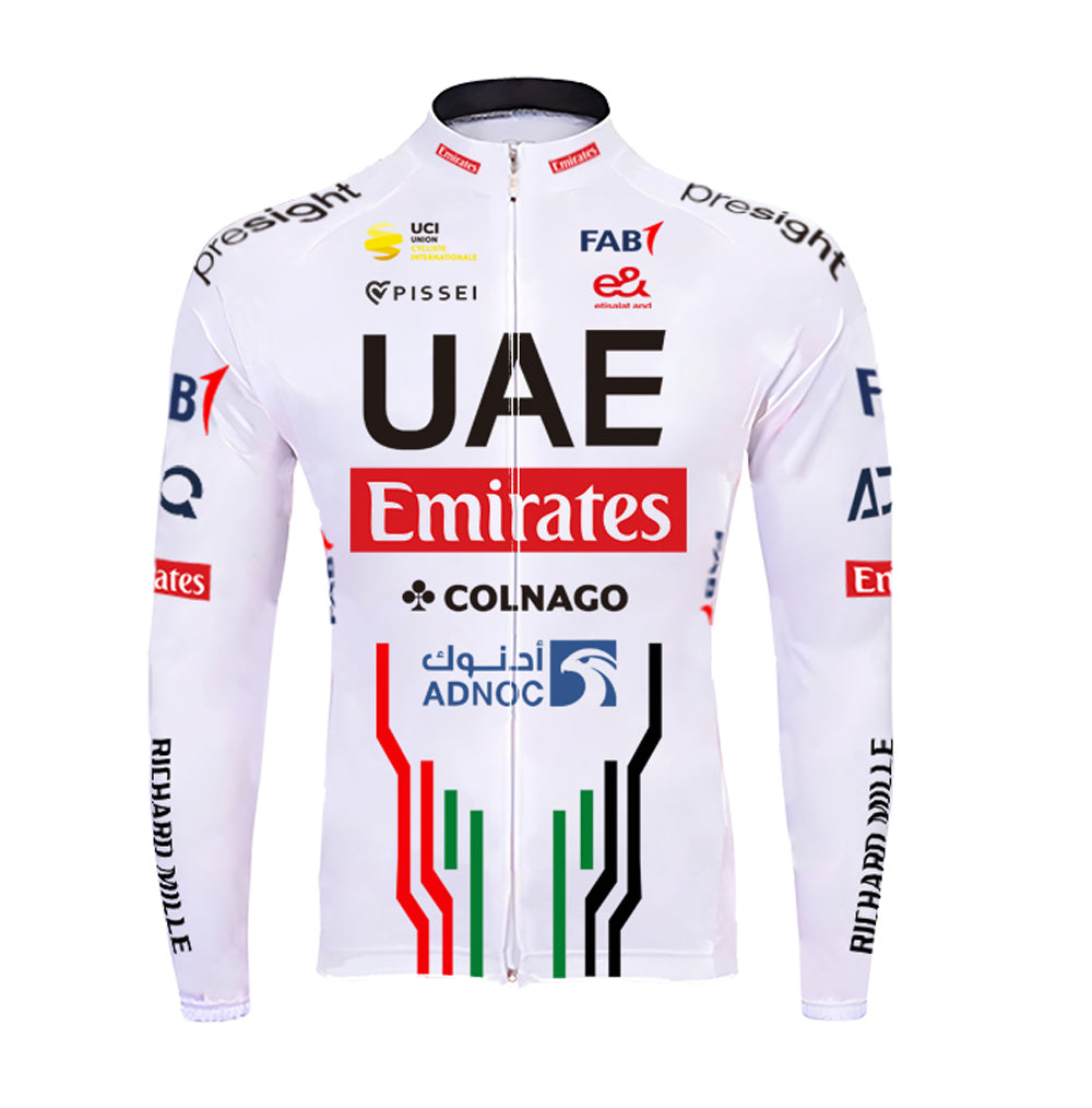 Emirates Fleet UAE Men's Long Sleeve Cycling Kit