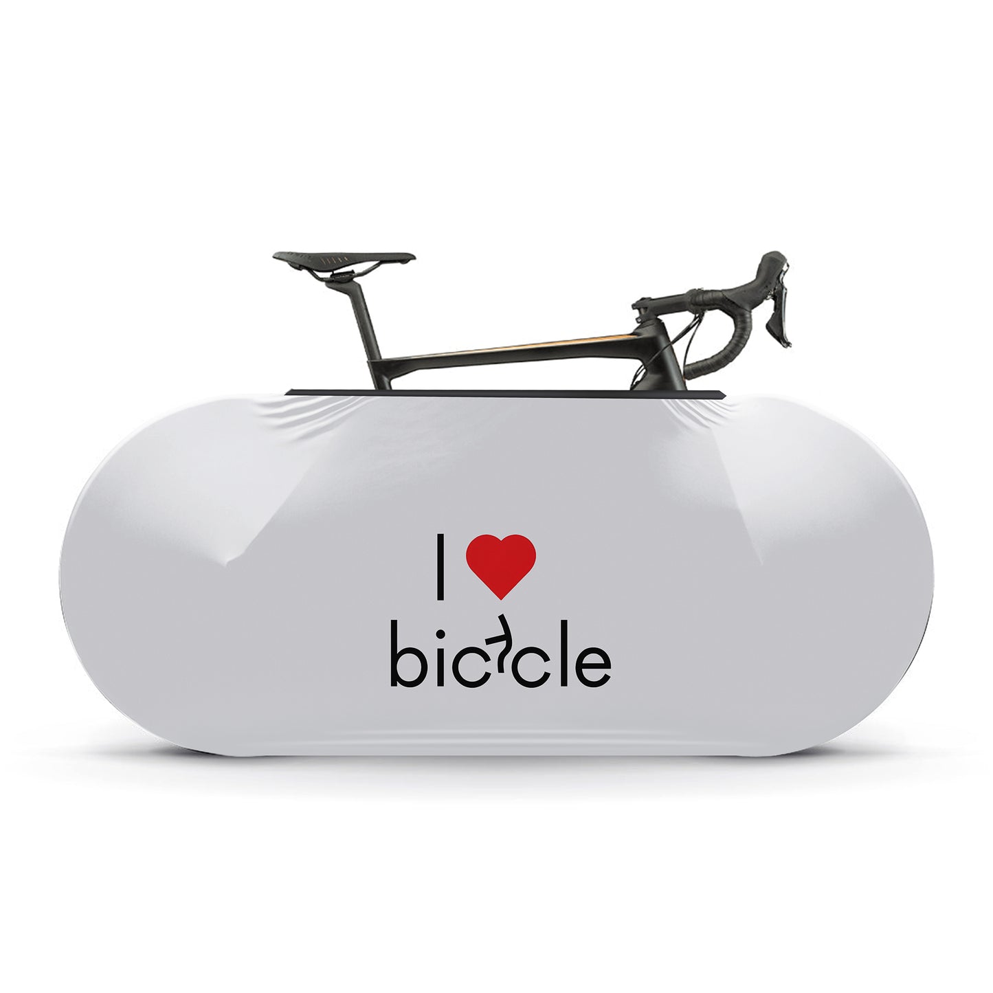 I Love Bicycle Title Bicycle Wheels Cover