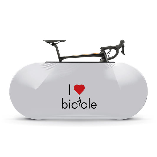 I Love Bicycle Title Bicycle Wheels Cover