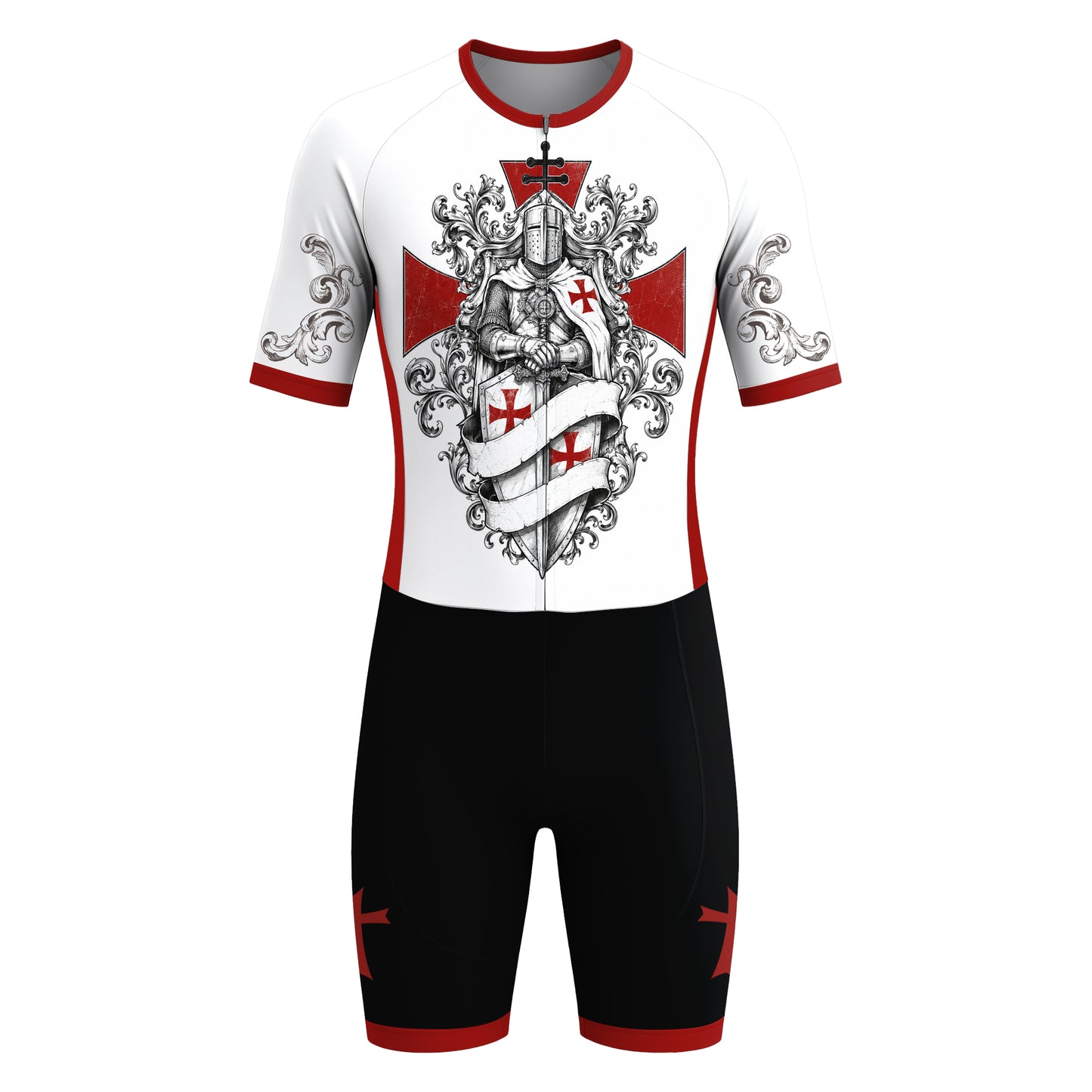 Knight’s Honor Men's Short Sleeve Triathlon Suit