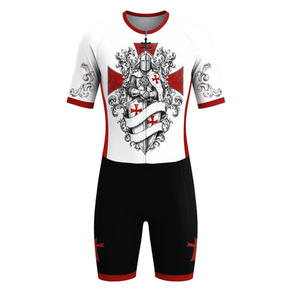 Knight’s Honor Men's Short Sleeve Triathlon Suit