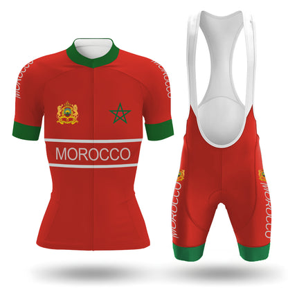 Morocco Flag Women's Short Sleeve Cycling Kit