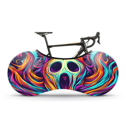 Skull Color Spirit Animal Illustration Bicycle Wheels Cover