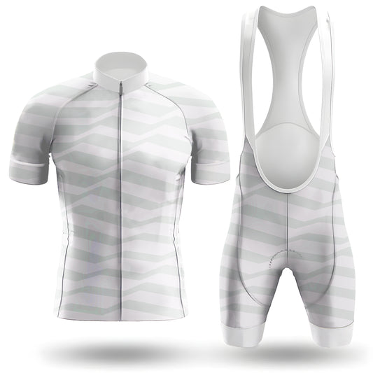 Men's Short Sleeve Cycling Jersey Gray Pattern | RSSC Premium Cycling Kit with Moisture Wicking Fabric