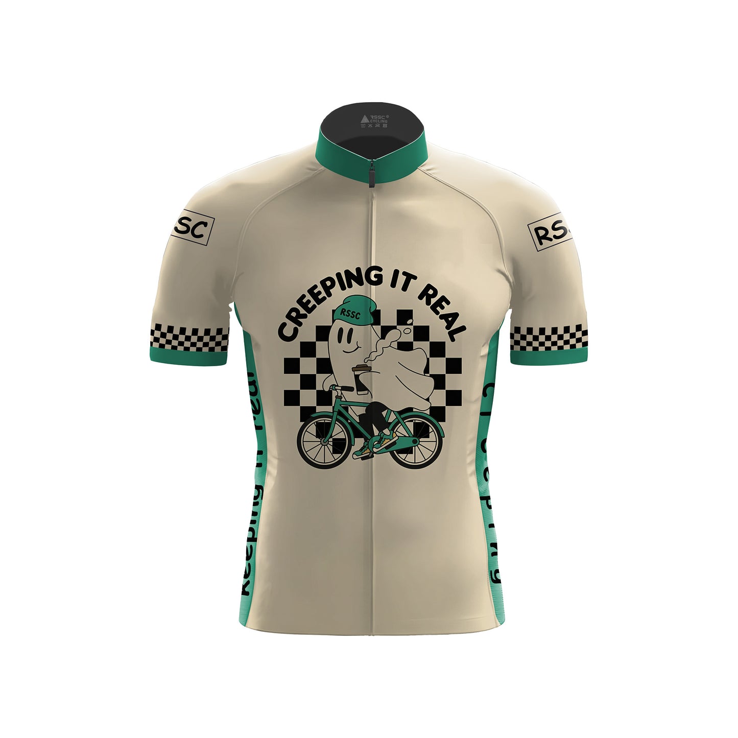 CREEPING IT REAL Men's Short Sleeve Cycling Kit