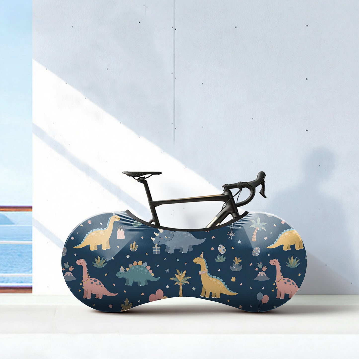 Dinosaur Pattern Bicycle Wheels Cover