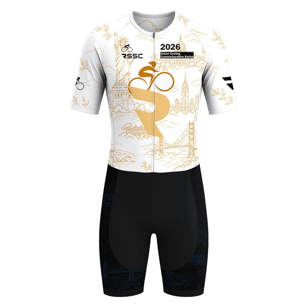 World Imprint — USA Men's Short Sleeve Triathlon Suit