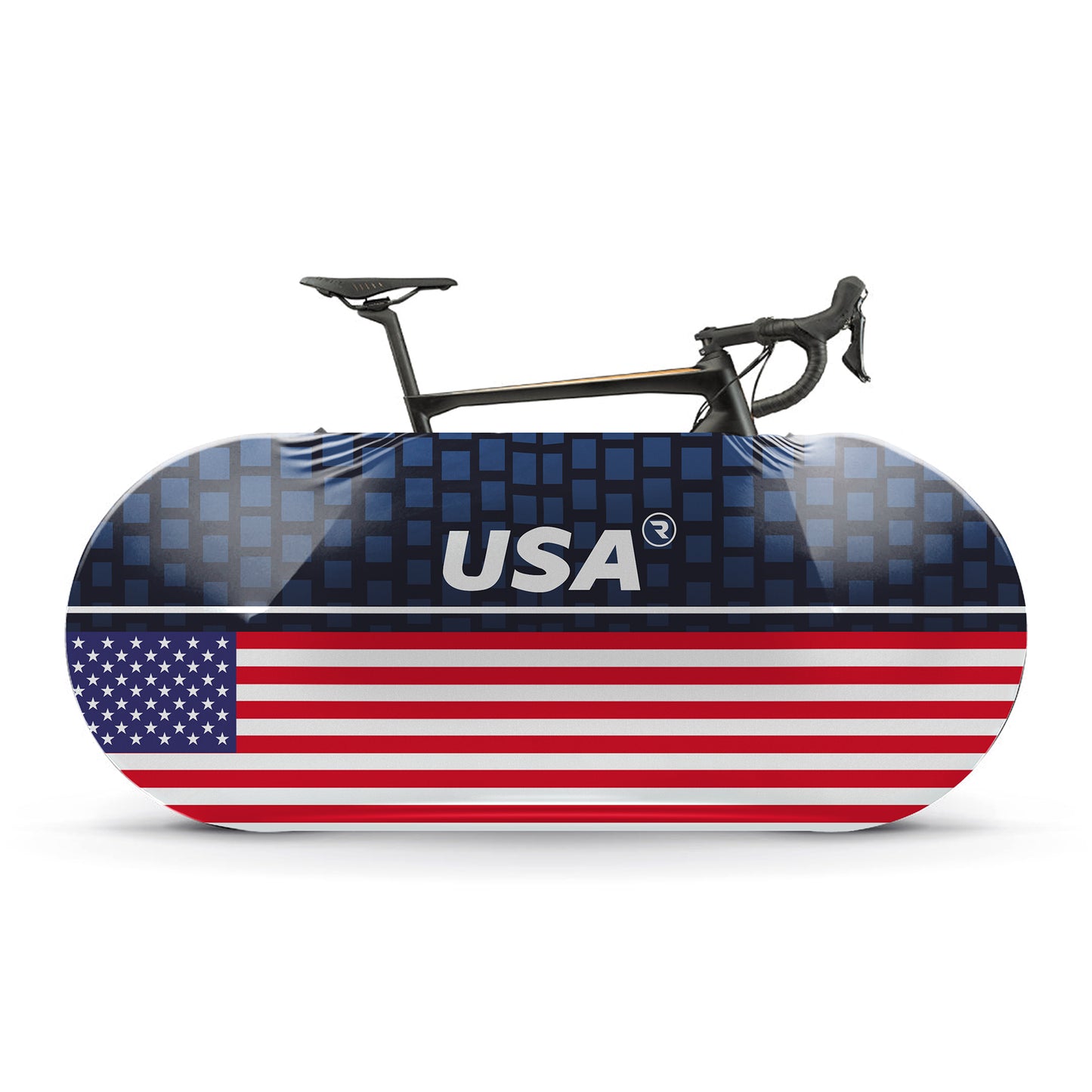 Housse de roue de vélo classique USA 