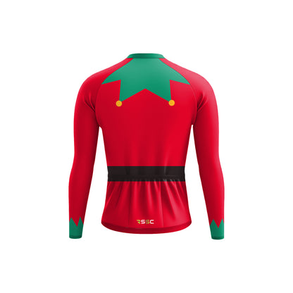 Christmas Elf Men's Long Sleeve Cycling Kit