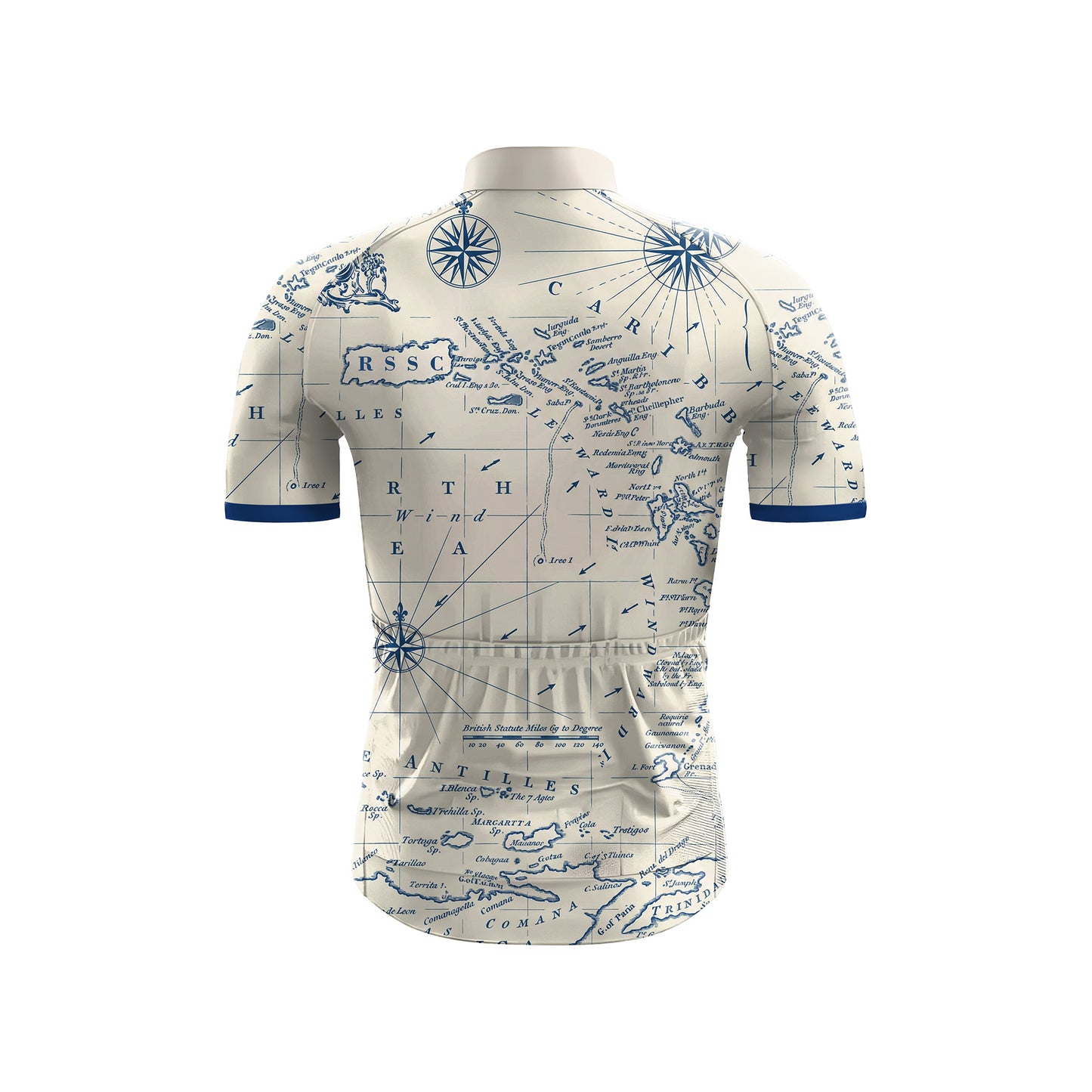 Vintage Chart Rider Men's Short Sleeve Cycling Kit