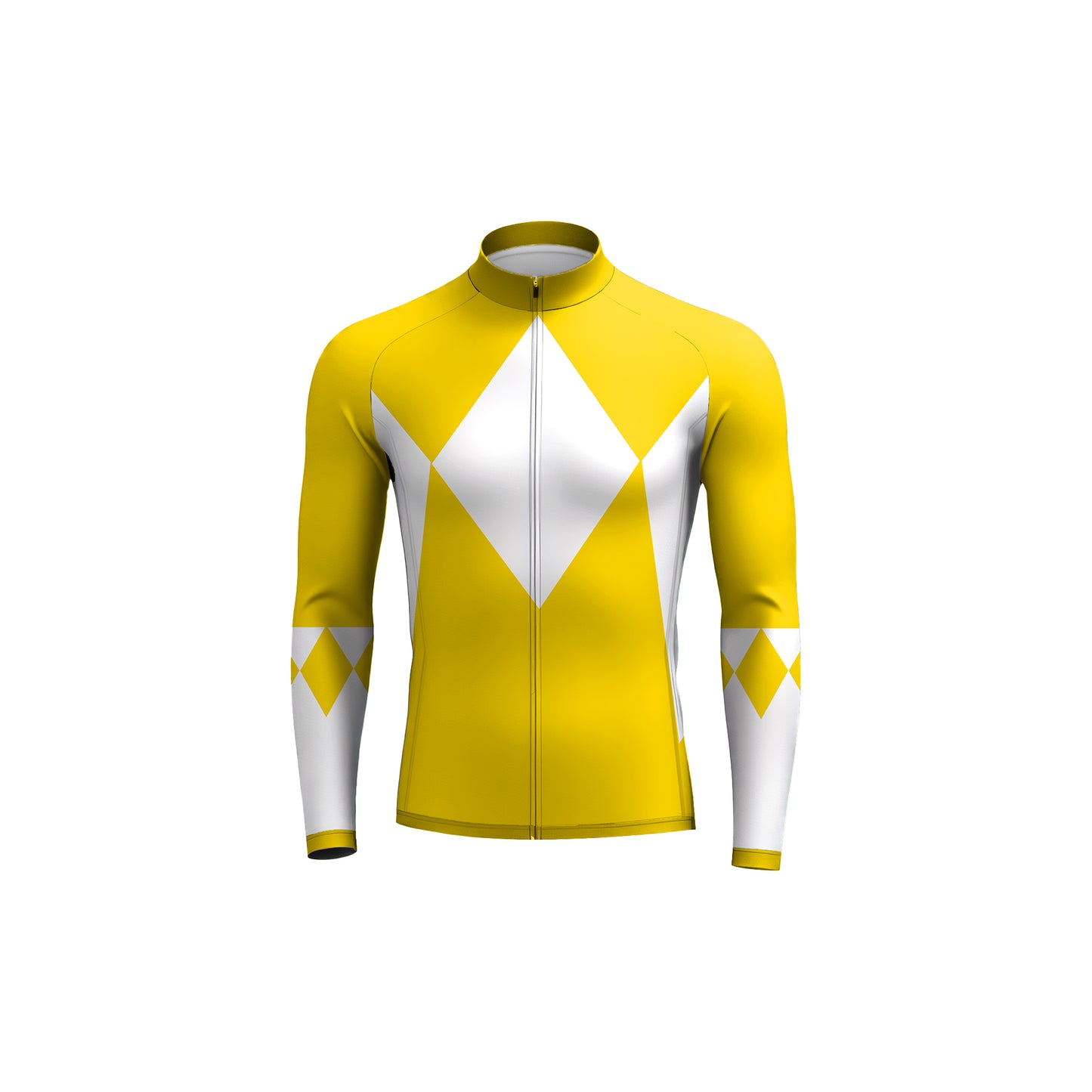 Power Rangers Yellow Ranger Men's Long Sleeve Cycling Kit
