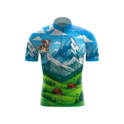 Cowbell climb Men's Short Sleeve Cycling Kit
