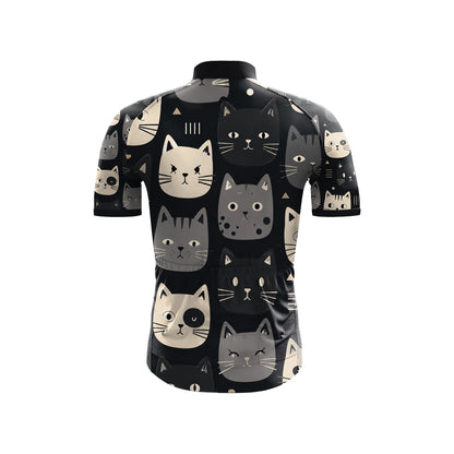 Happy Emoticon Cat Men's Cycling Kit