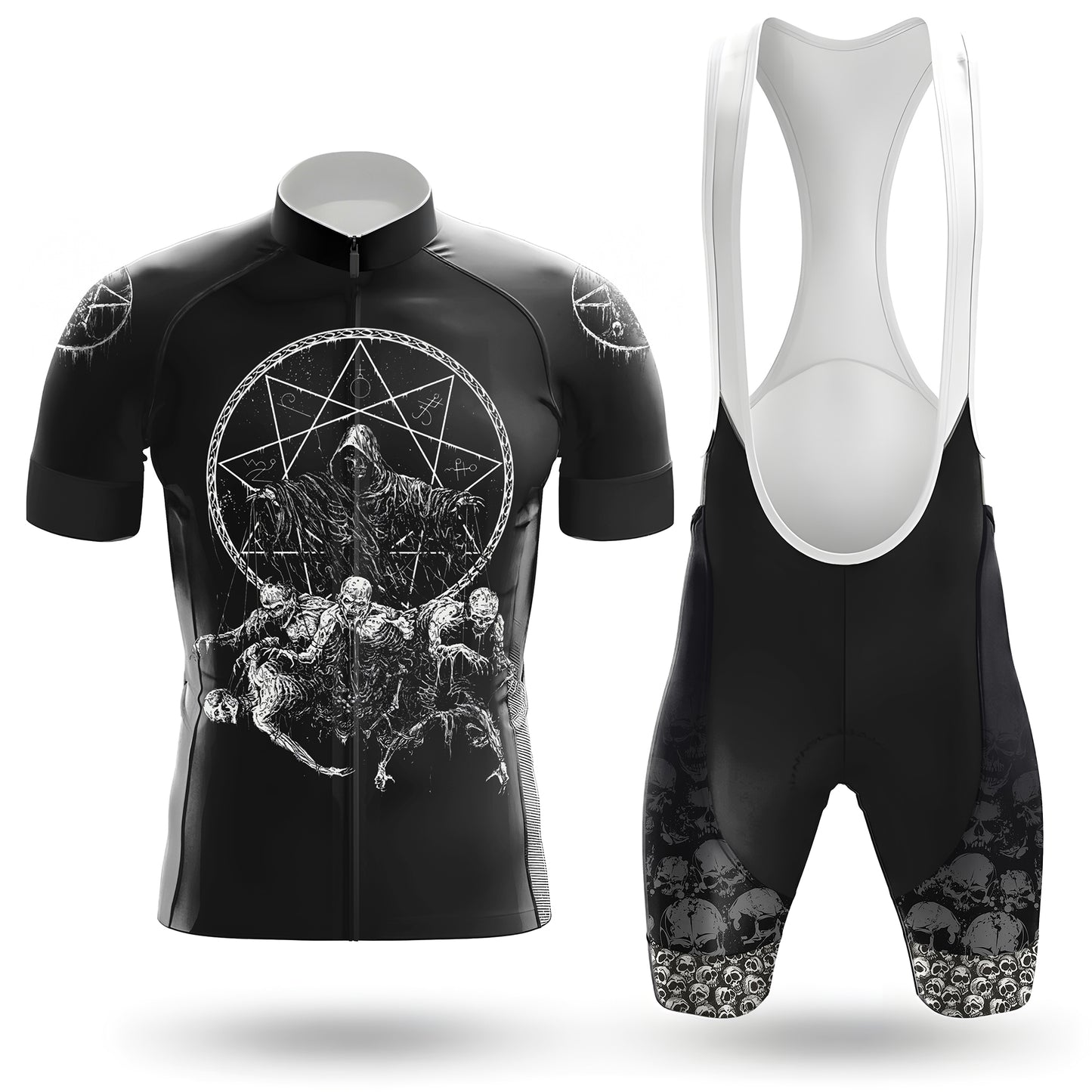 Mystical Skull Art Men's Cycling Kit