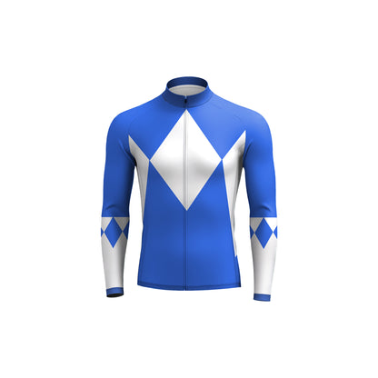 Cycling Rangers Blue Men's Long Sleeve Cycling Kit