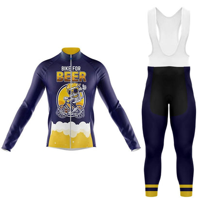 Bike For Beer Men's Long Sleeve Cycling Kit