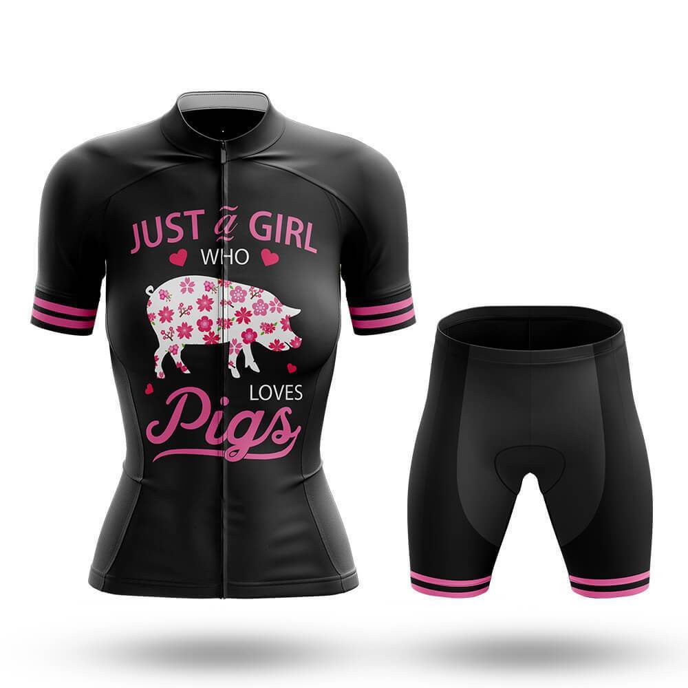 Love Pigs Women's Short Sleeve Cycling Kit