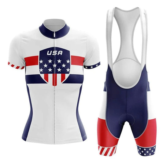 USA Women's Short Sleeve Cycling Kit | Rsscsports