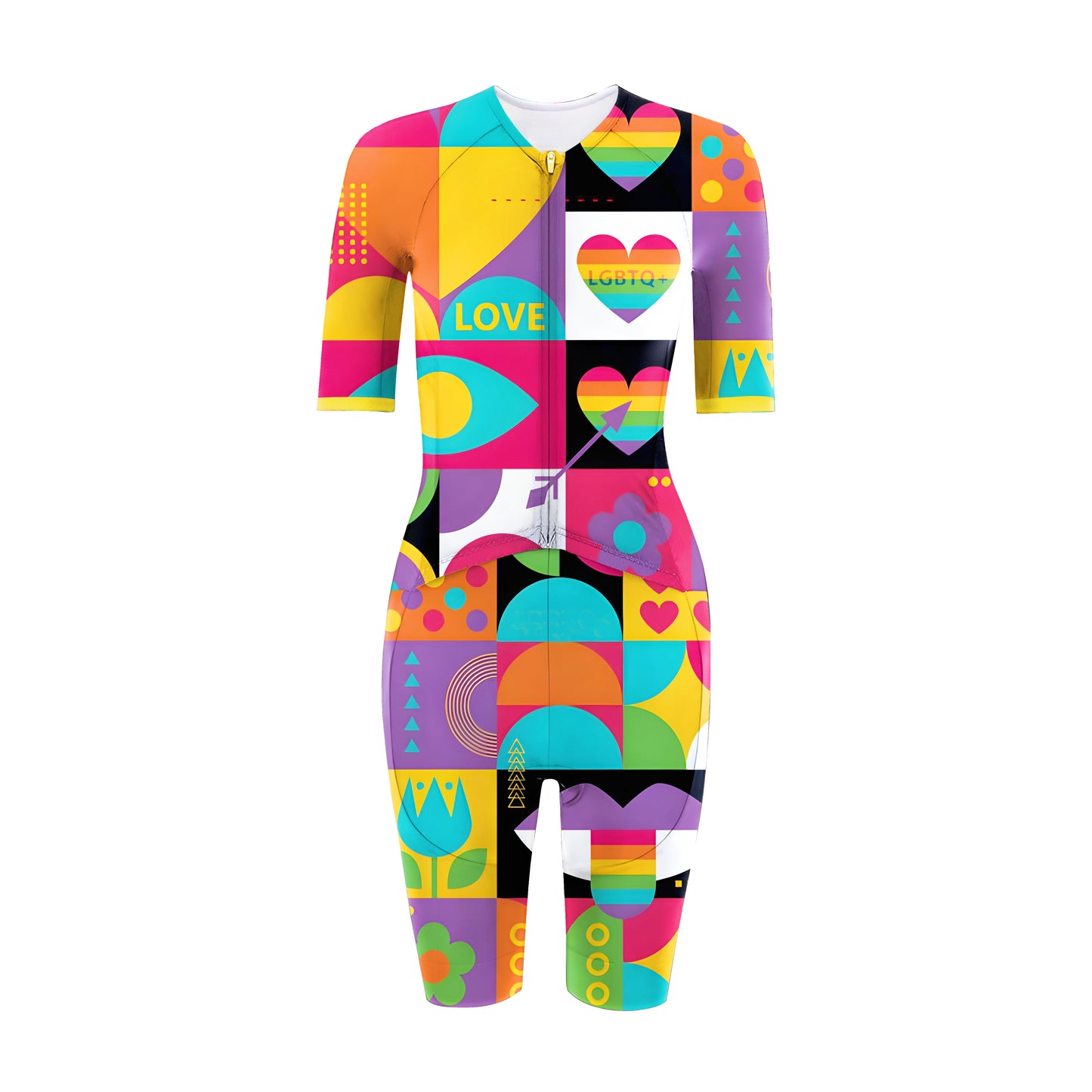 Rainbow Women's Triathlon Suit
