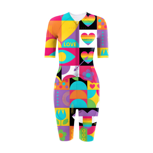 Rainbow Women's Triathlon Suit