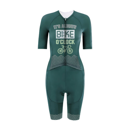 It's Always Bike O'clock Women's Triathlon Suit
