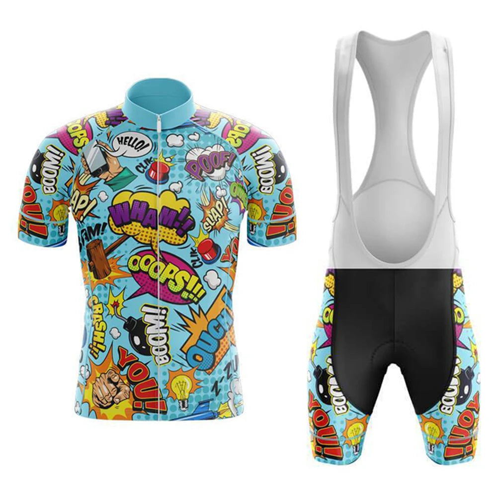 Comic Association Men's Short Sleeve Cycling Kit | Rsscsports