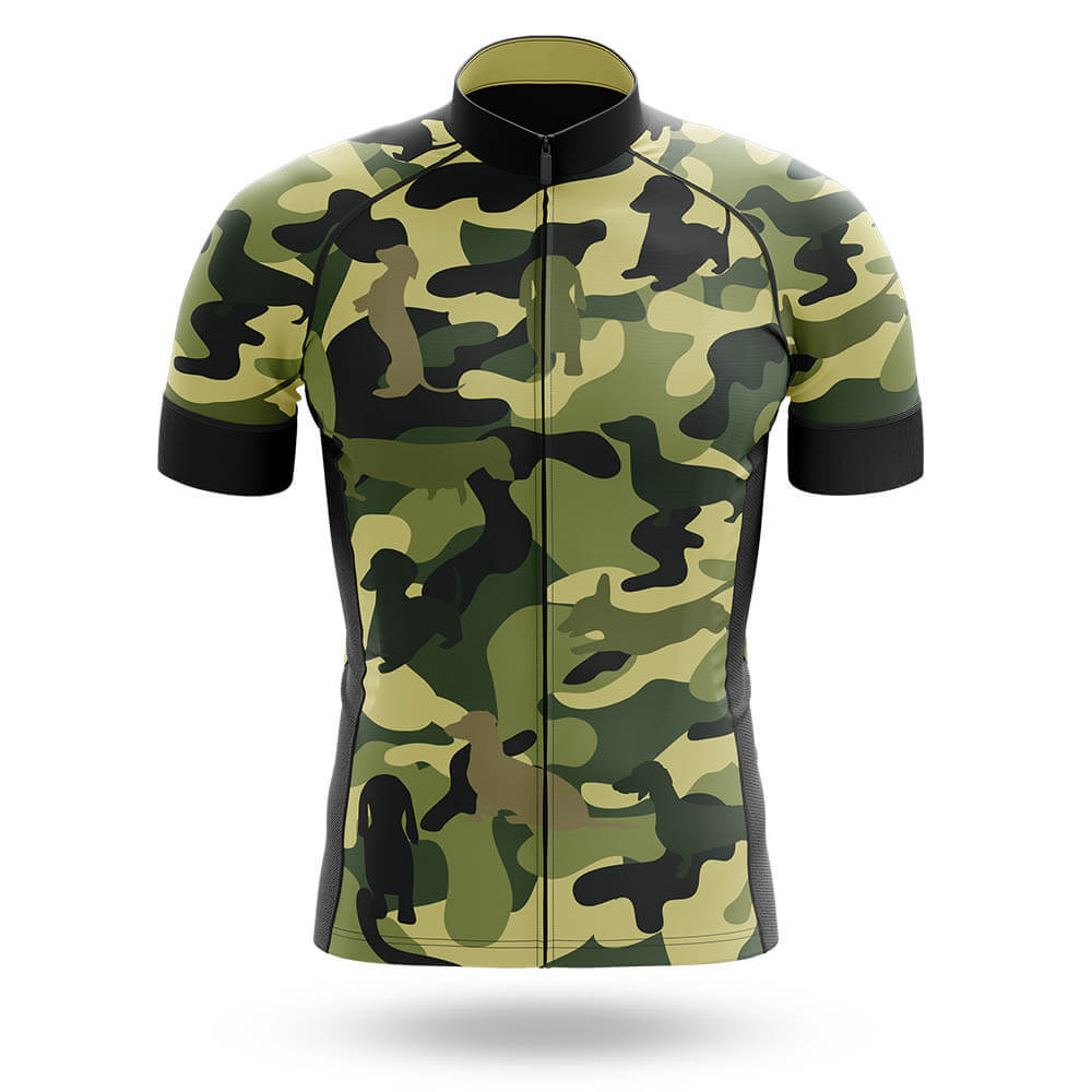 Camo Dachshund Men's Short Sleeve Cycling Kit | Rsscsports